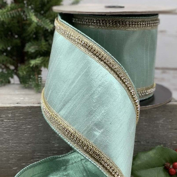 dupion crystal side trim