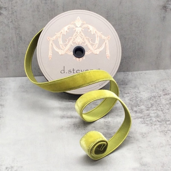 lush velvet leaf dupion back, new leaf