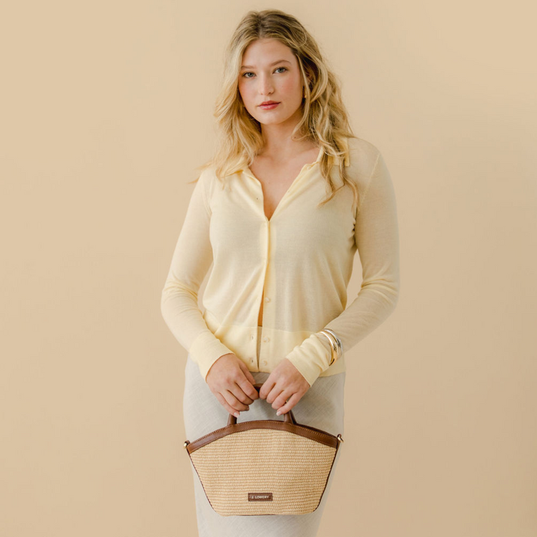 Raffia Mini Tote