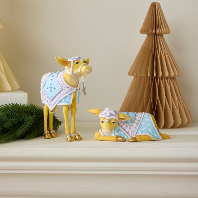 Patience Brewster Nativity Calf Figures