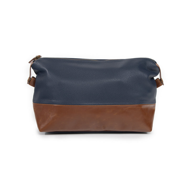 The Oxford Toiletry Bag - Blue