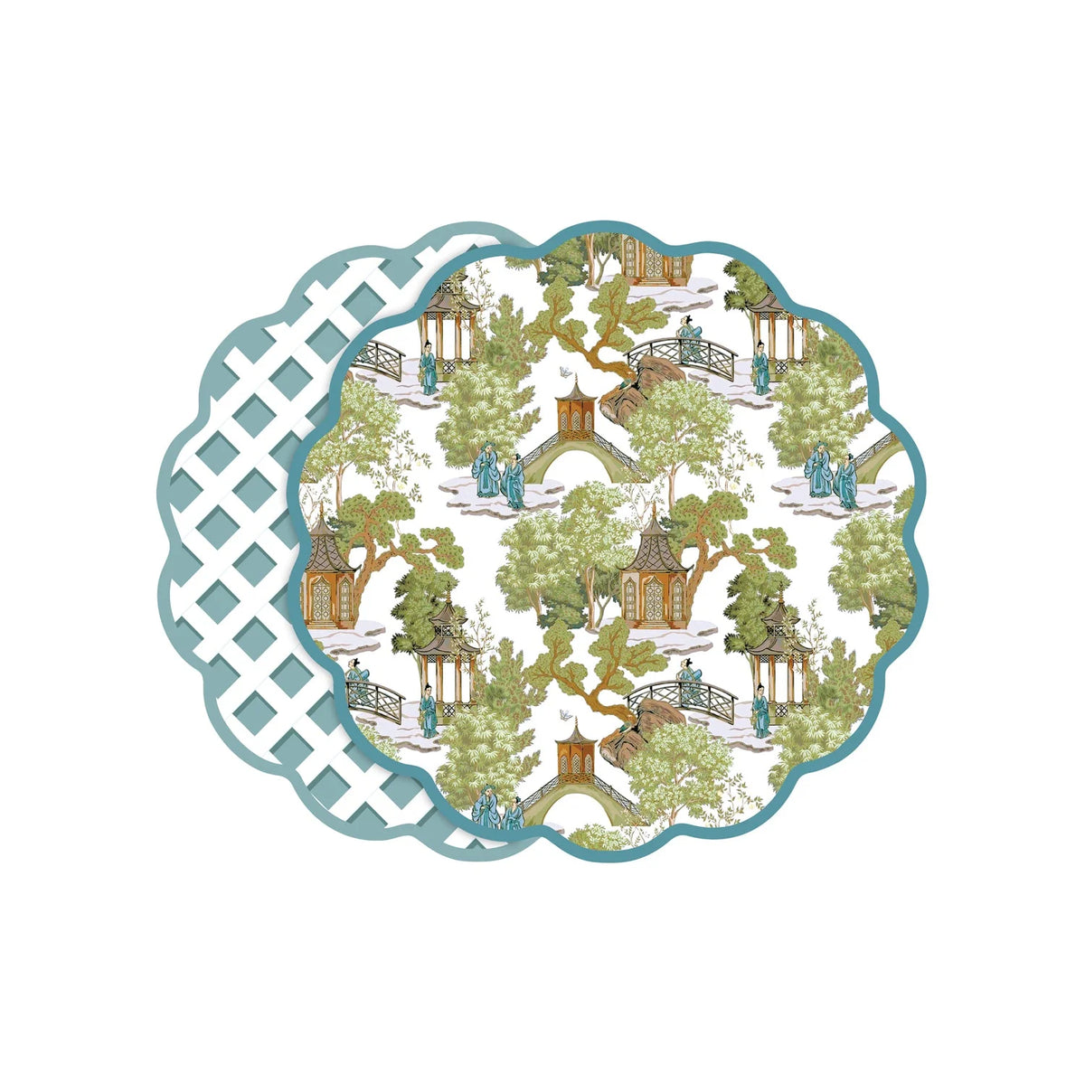 VIDA Pagoda and Lattice Reversible Placemats