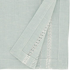 Leno Stripe Napkin - Blue-Grey 20"