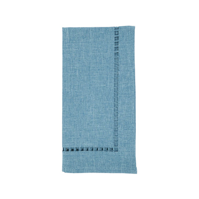 Laser-Cut Hemstitch Napkin - Denim 20"
