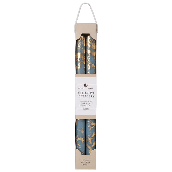 Prairie Blue Decorative Tapers