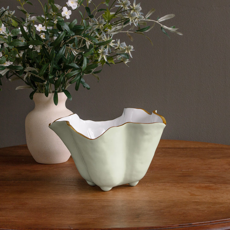 Encanto Onyx Ice Bucket - Pistachio & White