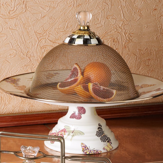 Courtly Check Small Mesh Dome
