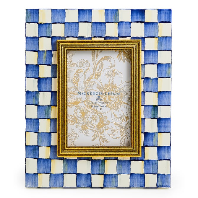 Royal Check 4" x 6" Frame