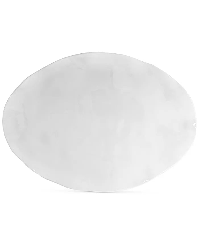 Ruffle Melamine 18" x 13" Large Oval Platter