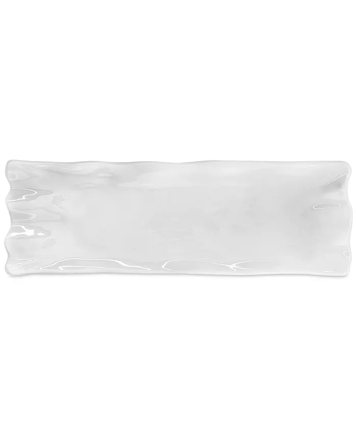 Ruffle Melamine 21" x 7" Sandwich Platter
