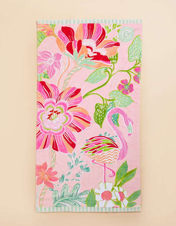 Beach Towel Flamingo Pineapple