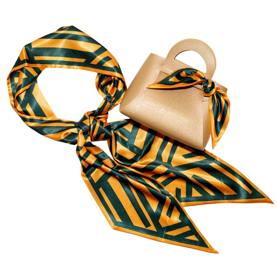 Game Day Accessory Scarf - Green / Gold
