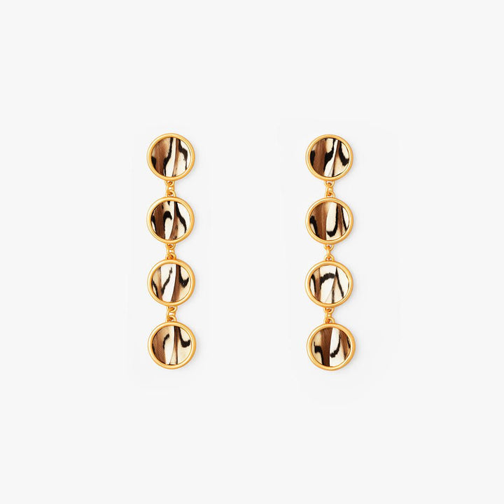 Coopers Town Multi Bezel Drop Earring