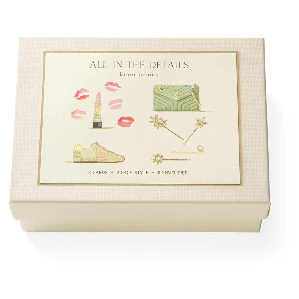 ALL IN THE DETAILS NOTE CARD BOX