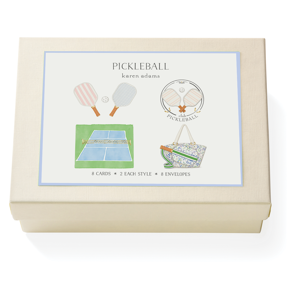 PICKLEBALL NOTE CARD BOX