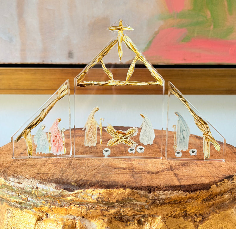 3 Piece Nativity Set- 5 x 7.5 x .50