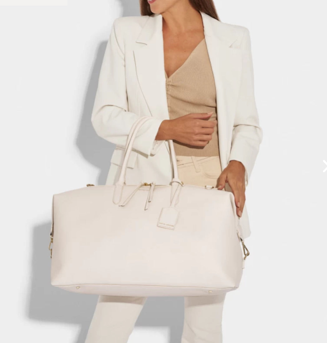 Oxford Weekend Holdall in Off White