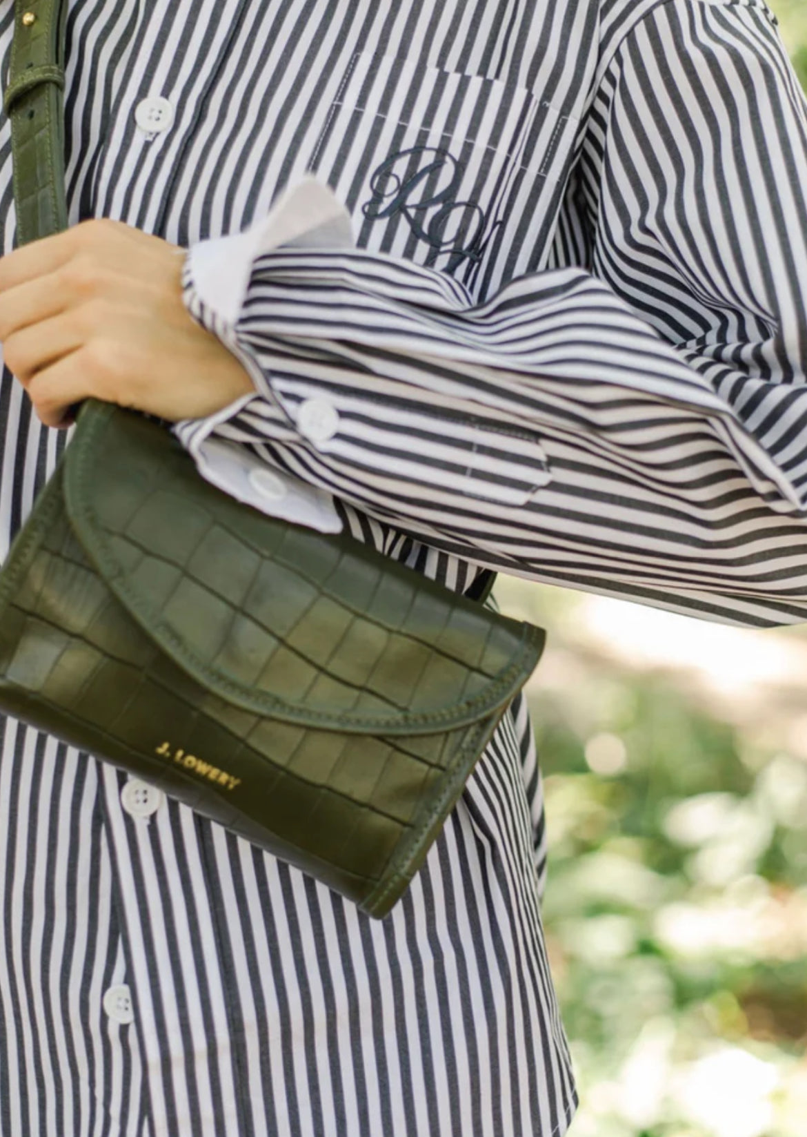 Byrdie - Green Croc