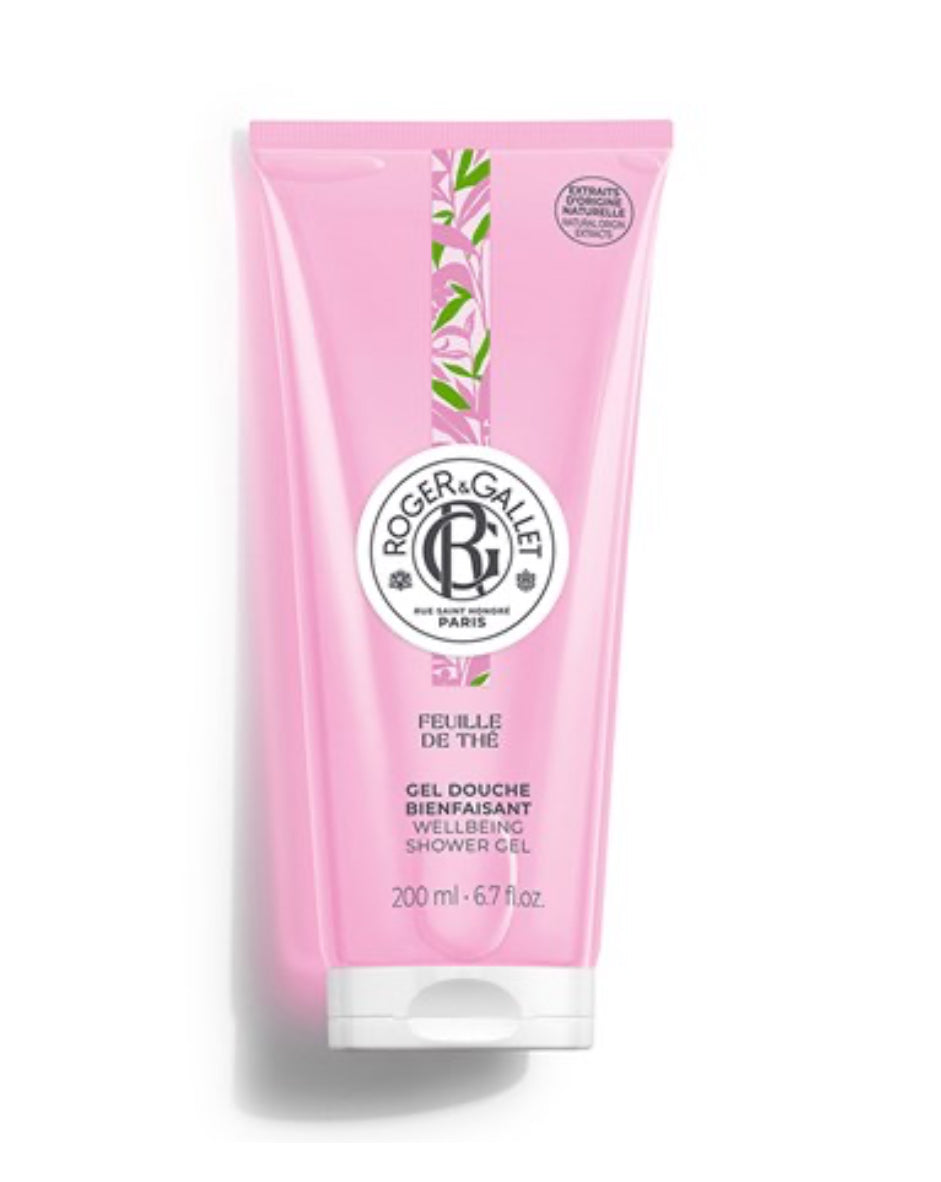 Roger & Gallet Feuille De The' Bath & Shower Gel 6.6 oz