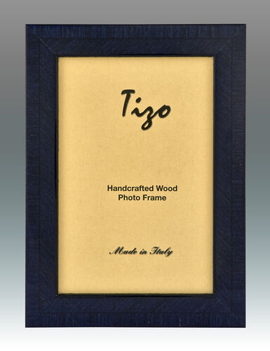 5X7 WOOD FRAME - BLUE