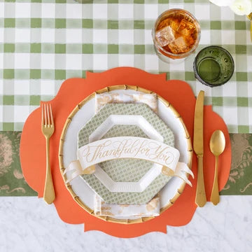 Thankful for You Banner Table Accent