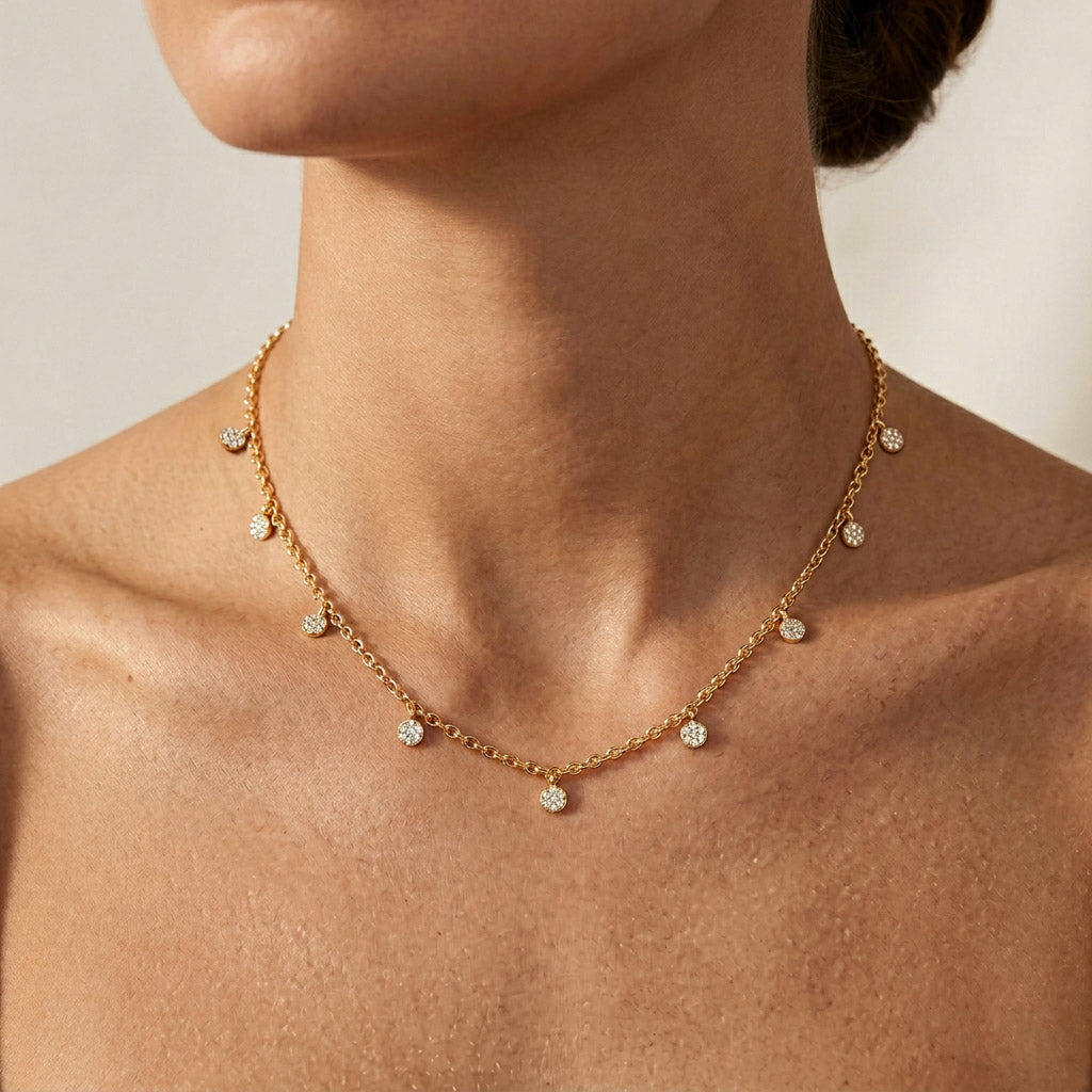 Gold Fun in the Sun Chain Necklace