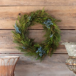 BLUE JUNIPER WREATH