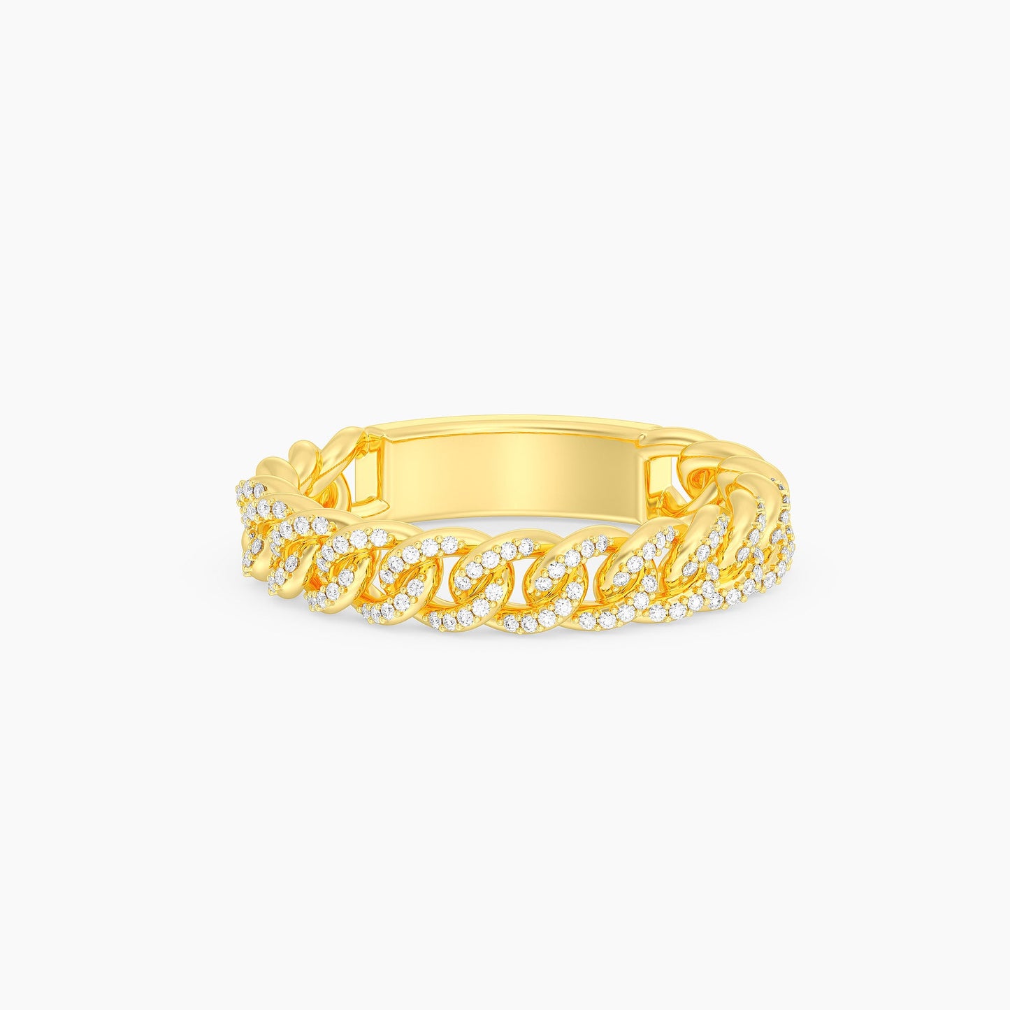 Gold Mini Link Stackable Ring