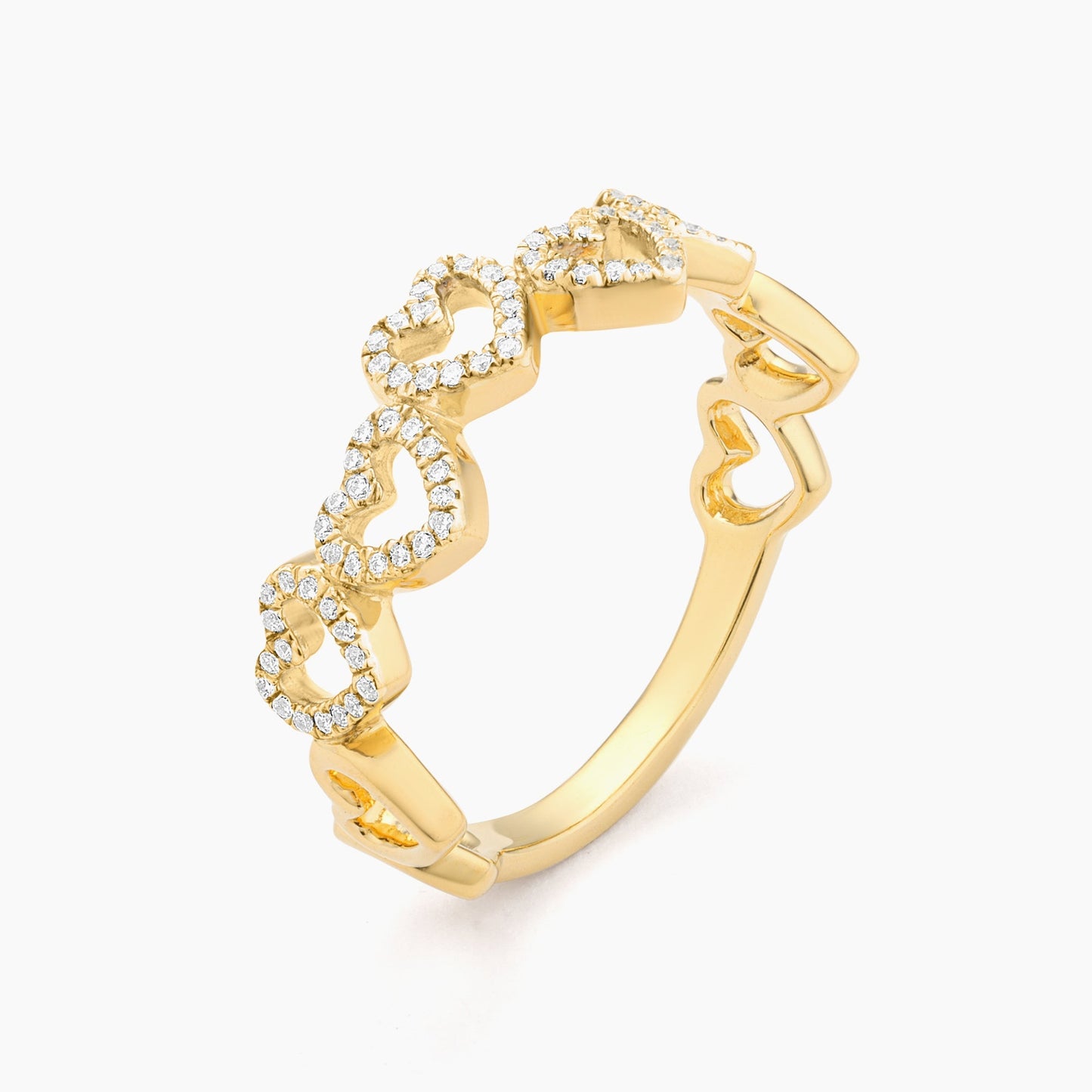 Gold Spread Love Stmt Ring