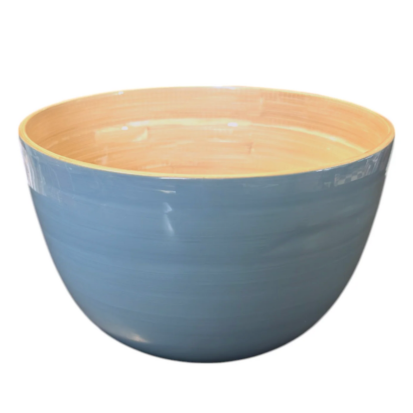 Bamboo Mixing Bowl - Dove Blue