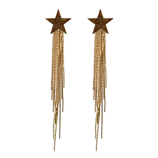 Gold Shooting Star Duster Drops