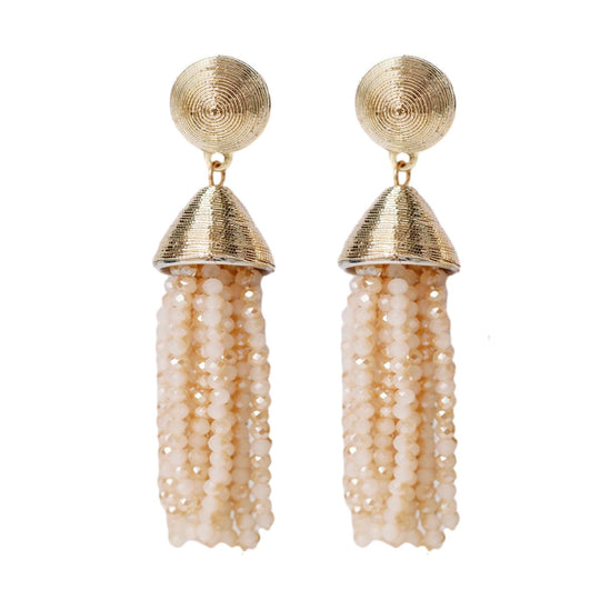 Gold Beaded Tassels