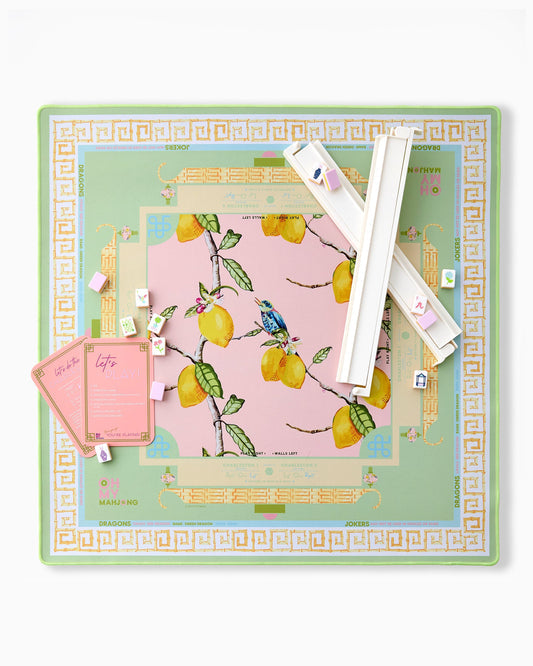 Citrus Songbird Mat - Mahjong