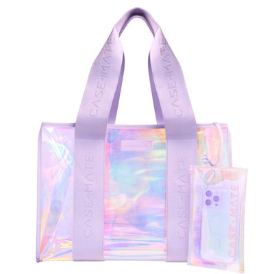 Jelly Bow Tote w/ Phone Pouch - Soap Bubble