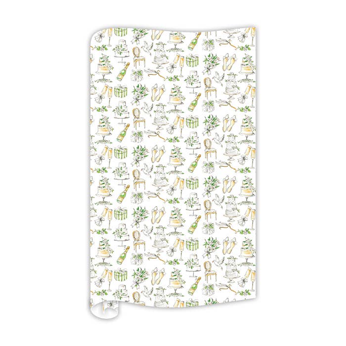 Handpainted Bridal Icons - Wrapping Paper