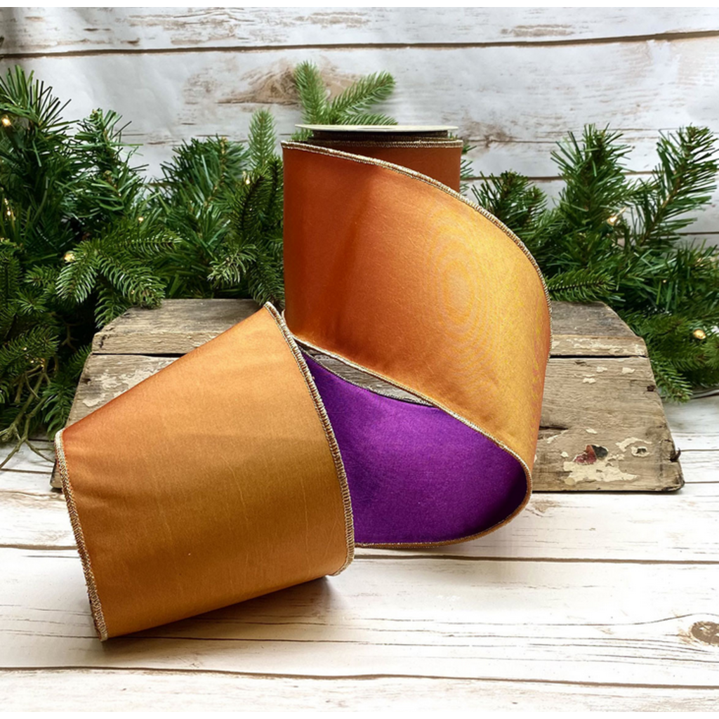Taffeta Double Side purple/orange