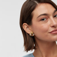 "Gailey" Quail Stud Earrings
