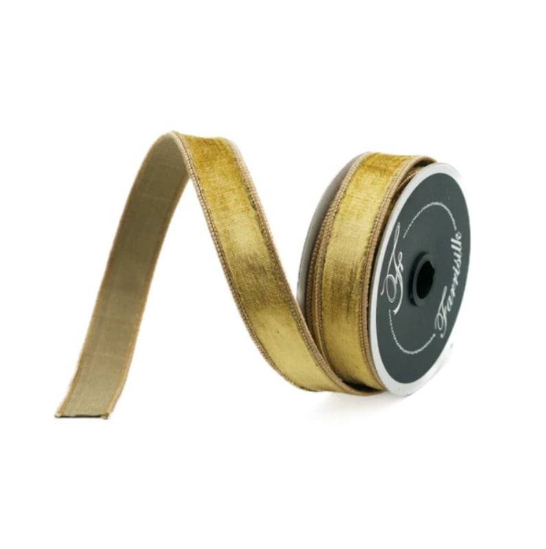 Lush Velvet Metallic gold / cream