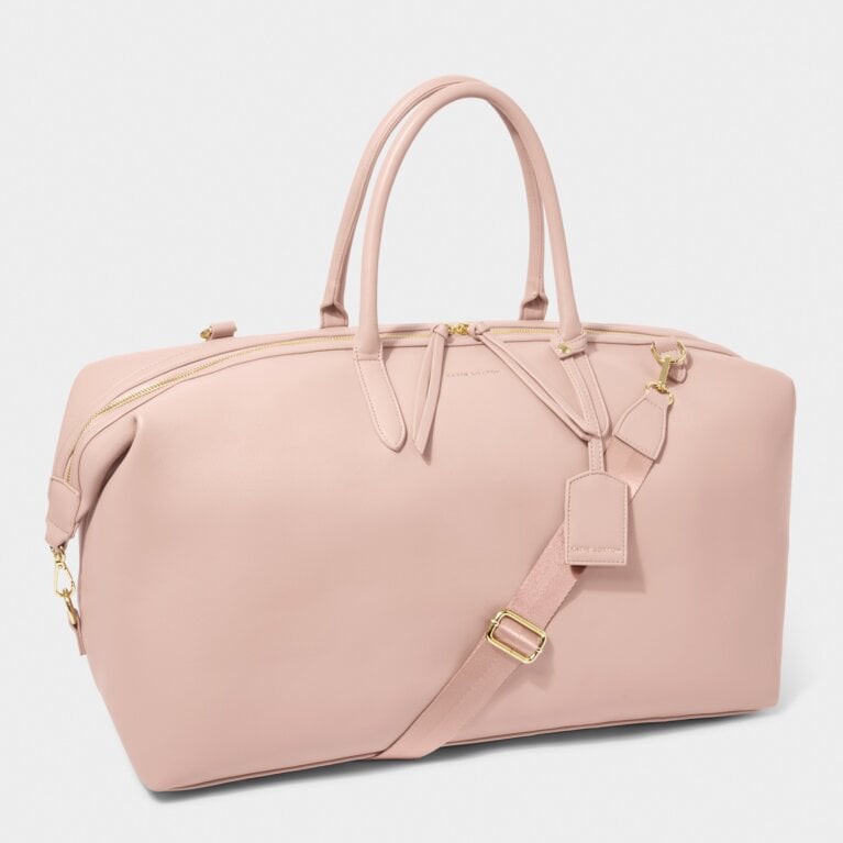 Oxford Weekend Holdall In Dusty Pink