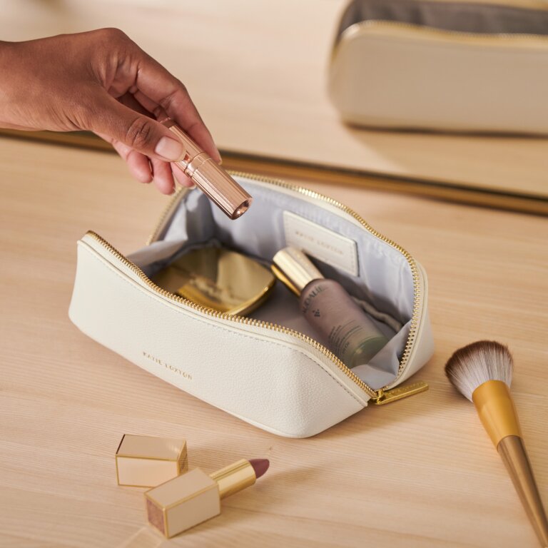 Small Make Up Bag -  Off White