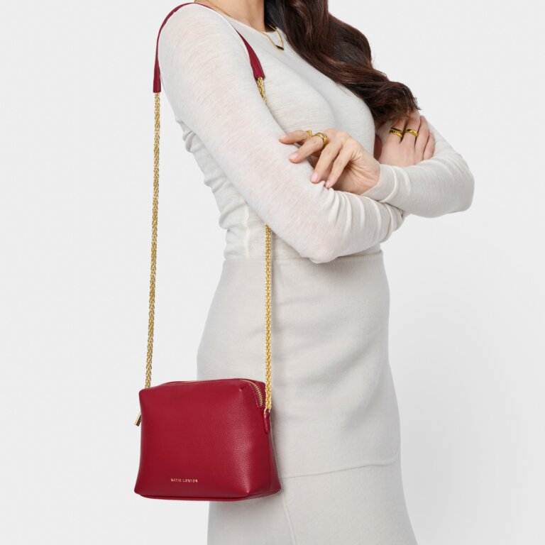 MARGOT CROSSBODY BAG | Garnet Red