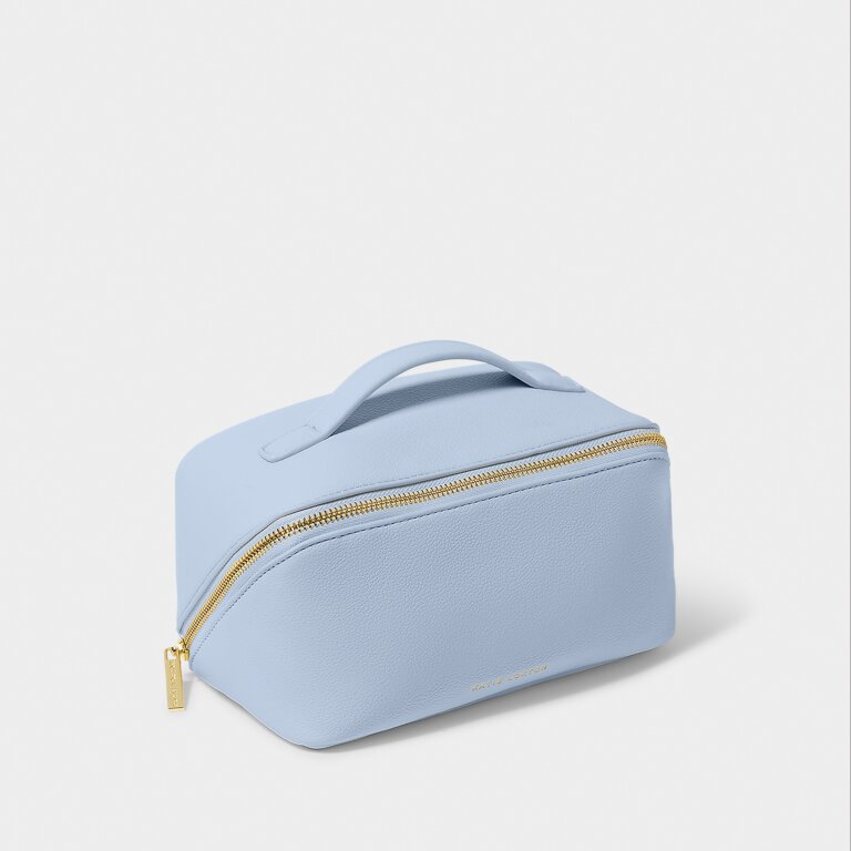 Medium Make Up Wash Bag Blue Aura