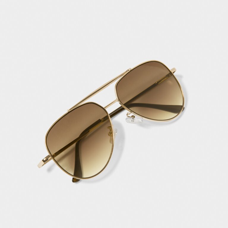 Bali Sunglasses Gold Metal