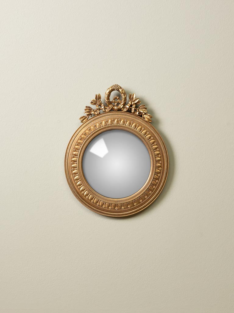 Convex Mirror Golden Garland
