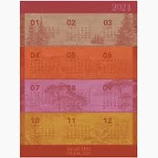 Tea Towel Calendar 2024