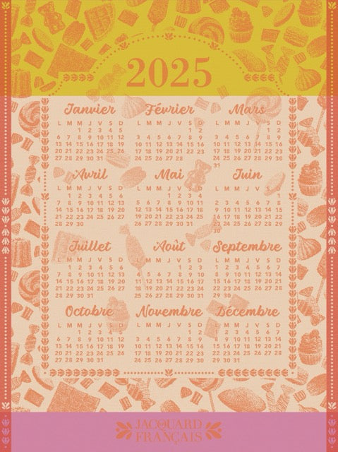 TEA TOWEL CALENDRIER 2025
