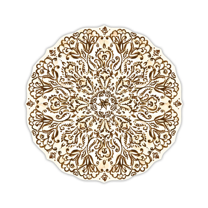 Brown Chinoiserie Posh Die-Cut Placemats