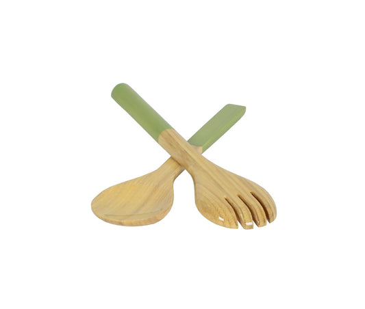 Large Salad Server Set - Pastel Green