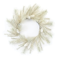 Glitter Pine Wreath 24"D