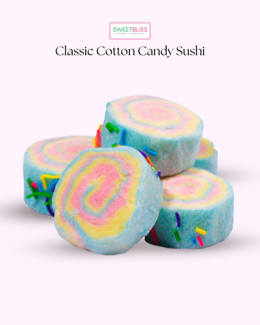 Cotton Candy Sushi - Classic (Pre-Order for pick up May 1st & 2nd)